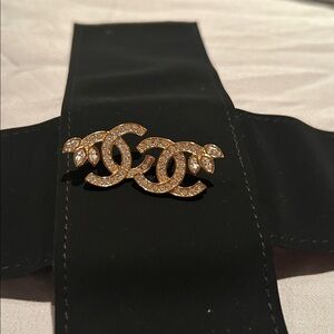 Chanel Gold and Crystal earrings